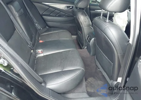 2014 Infiniti Q50 Hybrid Sport z USA, uszkodzony, nr VIN JN1AV7AP8EM692022